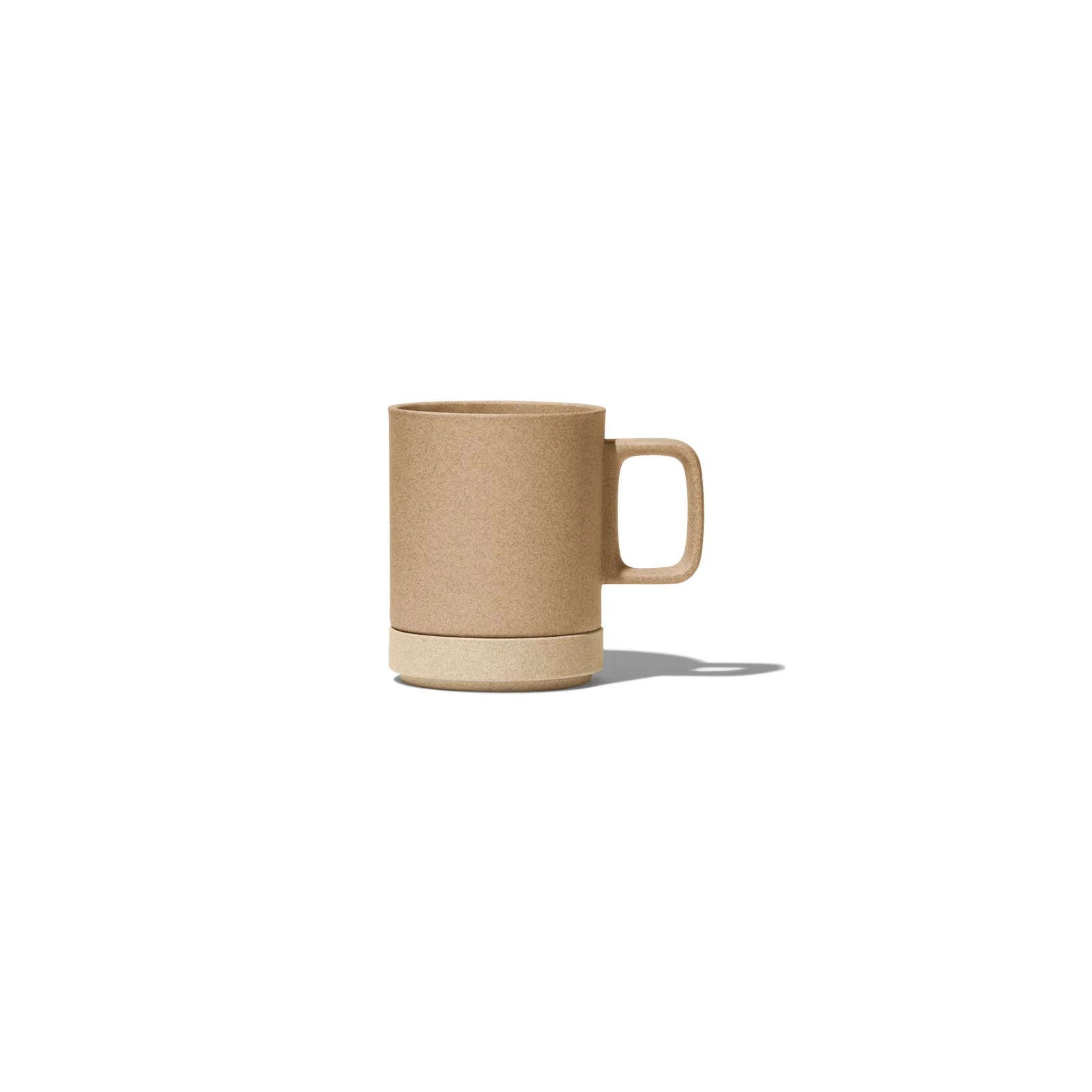 Hasami Natural Mug with Saucer
